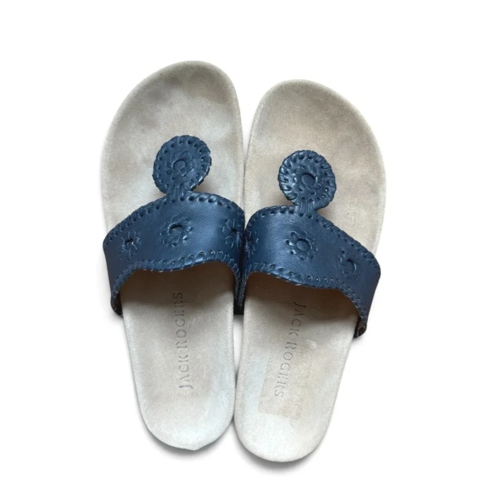 Jack Rogers Jacks comfort sandal blue size 8.5